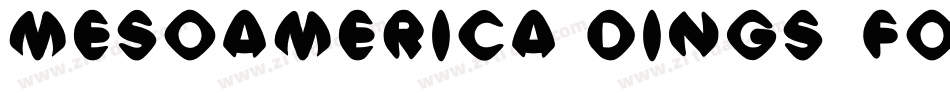 MesoAmerica Dings Four字体转换